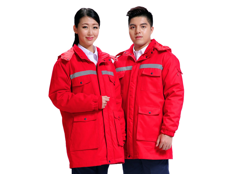 http://www.aaaionline.com 紅色工作服沖鋒衣展示